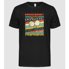 Pólómánia Mindenki egyenlőnek - retro - Pingpong - Férfi Alap póló férfi póló