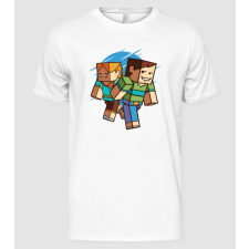 Pólómánia Minecraft Karakterek - Férfi Alap póló férfi póló