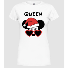 Pólómánia minnie santa queen - Női Kereknyakú Póló női póló