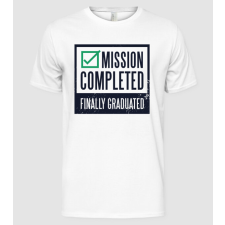 Pólómánia Mission completed Graduation Ballagásra - Férfi Alap póló férfi póló