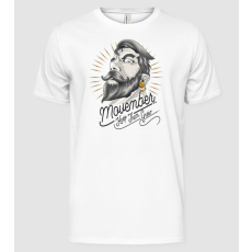 Pólómánia Movember Keep them grow No Shave November - Férfi Alap póló
