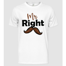 Pólómánia Mr right - Férfi Alap póló