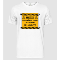 Pólómánia munkavégzés_fekete - Férfi Alap póló