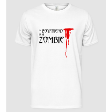 Pólómánia My boyfriend is a zombie - Férfi Alap póló