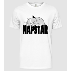 Pólómánia Napstar Cica - Férfi Alap póló