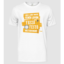 Pólómánia Nincs szőke herceg csak fasza festő mesterfokon! (sárga) - Férfi Alap póló férfi póló