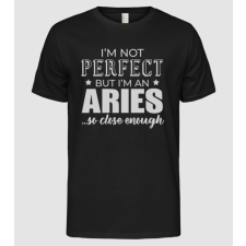 Pólómánia Not perfect, but ARIES - Férfi Alap póló férfi póló