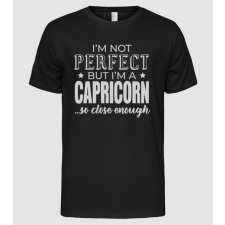 Pólómánia Not perfect, but CAPRICORN - Férfi Alap póló férfi póló