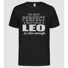 Pólómánia Not perfect, but LEO - Férfi Alap póló