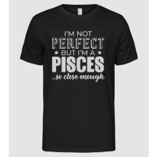 Pólómánia Not perfect, but PISCES - Férfi Alap póló