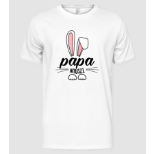 Pólómánia Nyuszicsalád papa - Férfi Alap póló férfi póló