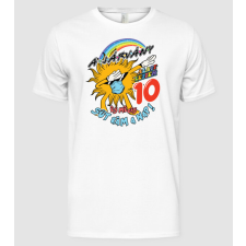 Pólómánia Optimista szülinapos 10 éves - Férfi Alap póló férfi póló