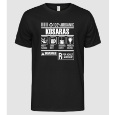 Pólómánia Organic KOSARAS - Férfi Alap póló férfi póló