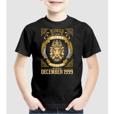 Pólómánia Oroszlános szülinapos 1999 DECEMBER - Uniszex gyerek Póló