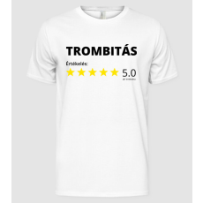 Pólómánia Ötcsilalgos trombitás - Férfi Alap póló