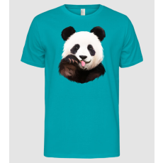 Pólómánia Panda face - Férfi Alap póló