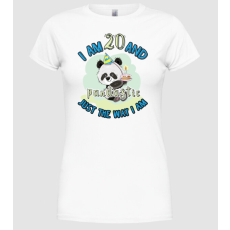 Pólómánia PANDASTIC  20 - Női Kerek nyakú Póló