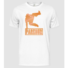 Pólómánia Parkour feliratos póló - Férfi Alap póló férfi póló