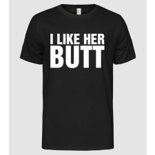 Pólómánia Páros minta I like her butt - Férfi Alap póló férfi póló