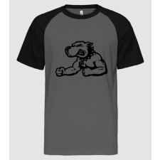Pólómánia Pitbull harcos - Férfi Baseball Póló férfi póló