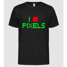 Pólómánia pixels - Férfi Alap póló