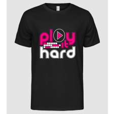 Pólómánia Play It Hard - Férfi Alap póló férfi póló