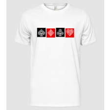 Pólómánia poker symbols - Férfi Alap póló férfi póló