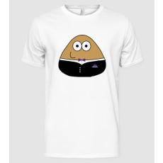 Pólómánia POU_oltony_lila - Férfi Alap póló