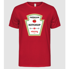 Pólómánia Premium ketchup - Férfi Alap póló