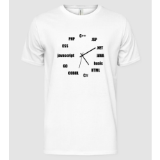 Pólómánia Programmer clock - Férfi Alap póló