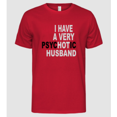 Pólómánia psycHOTic husband - Férfi Alap póló