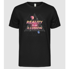 Pólómánia Reality is an Illusion - Férfi Alap póló