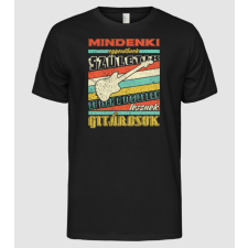 Pólómánia Retro mindenki egyenlő gitáros   - Férfi Alap póló férfi póló
