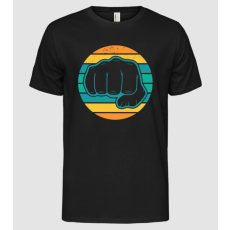 Pólómánia Retró Ököl - Férfi Alap póló