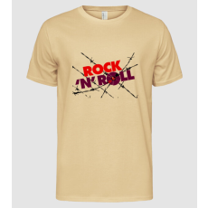 Pólómánia Rock-N-Roll-Wallpaper - Férfi Alap póló