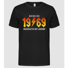 Pólómánia Rock születésnap 1969 Március - Férfi Alap póló férfi póló