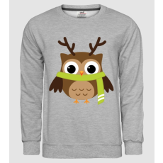 Pólómánia Rudolf bagoly - Férfi Kereknyakú Pulcsi