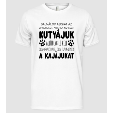 Pólómánia Sajnálom azokat az embereket, akiknek nincsen kutyájuk - Férfi Alap póló