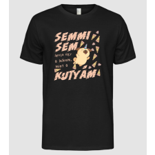 Pólómánia Semmi sem ápolja a lelkem úgy mint a kutyám - Férfi Alap póló férfi póló