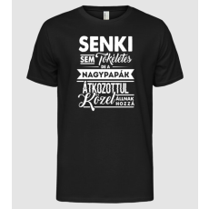 Pólómánia Senki sem tökéletes...nagypapák - Férfi Alap póló