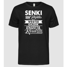 Pólómánia Senki sem tökéletes Westie - Férfi Alap póló