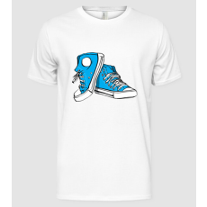 Pólómánia shoes_blue - Férfi Alap póló