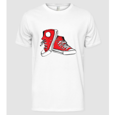 Pólómánia shoes_red - Férfi Alap póló