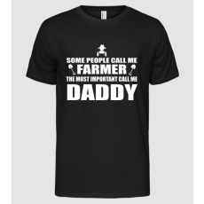 Pólómánia Some people call me farmer Apának - Férfi Alap póló