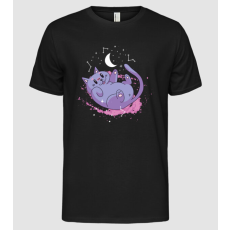 Pólómánia Space Cat - cuki Cica űrben  - Férfi Alap póló