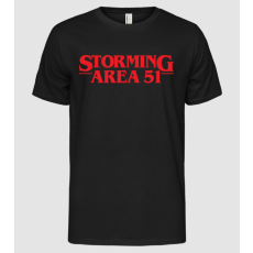 Pólómánia storming area 51 things - Férfi Alap póló