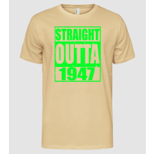 Pólómánia Straight Outta - 1947 - Férfi Alap póló férfi póló