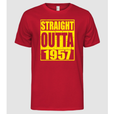 Pólómánia Straight Outta - 1957 - Férfi Alap póló férfi póló