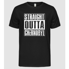 Pólómánia Straight outta Chernobyl - Férfi Alap póló férfi póló