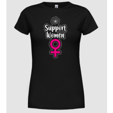 Pólómánia Support Women - Női Kereknyakú Póló